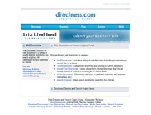 Tablet Screenshot of directness.com